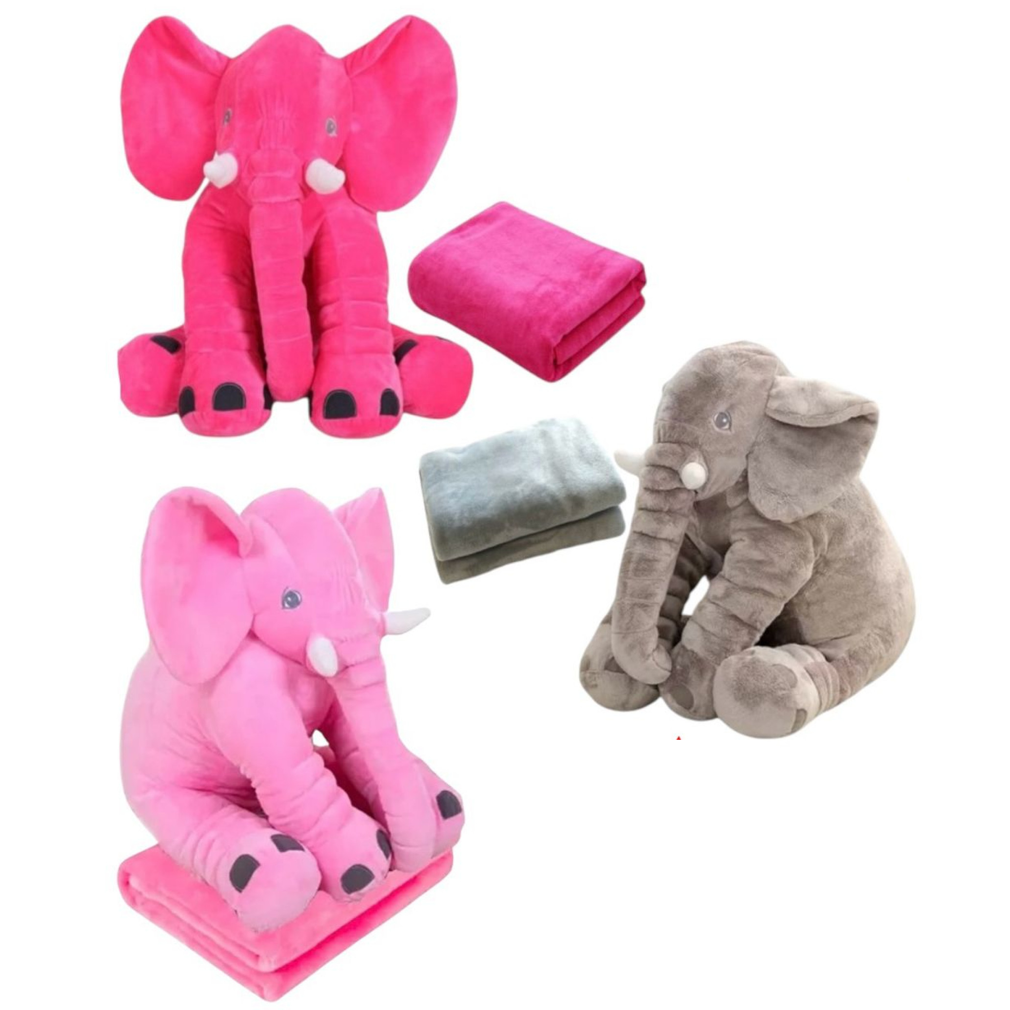 Peluche c/Cobija Elefantes #PC-005