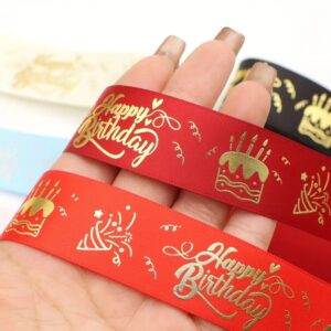 Cintas Raso Happy Birthday x50 mtrs