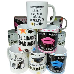 Tazas de graduación x3 unid