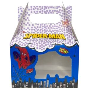 Caja Cotillon c/visor Spiderman x12 unid