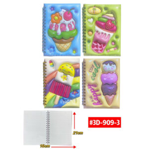 Libretas Helado 3D #3D-909-3