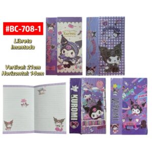 Libretas Imantadas Kuromi #BC-708-1