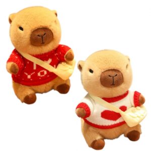 Peluche Capibara Sweter Bolso 25cm PS889**