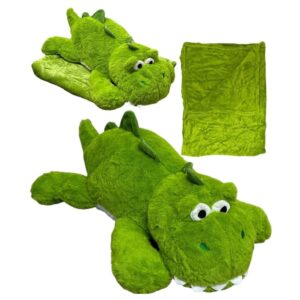 Peluche c/Cobija Cocodrilo PS640