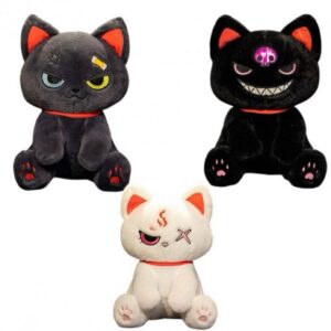 Peluche Gato Gótico 25cm PS788