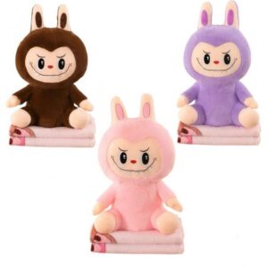 Peluche c/cobija Labubu 50cm #PS910**