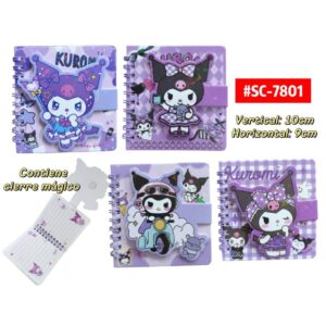Libretas Kuromi #SC-7801