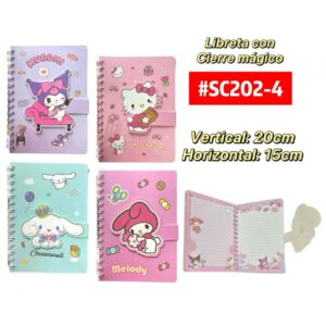 Libretas Sanrio #SC202-4