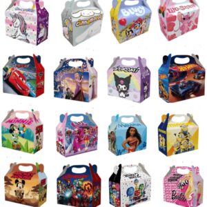 Cajas Cotillón Personajes Infantiles x12 unid.