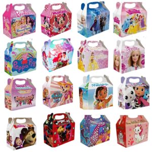 Cajas Cotillón Personajes Infantiles4 x12 unid.