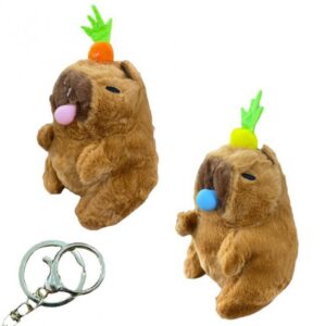 Llavero Peluche Capibara Chicle PS825