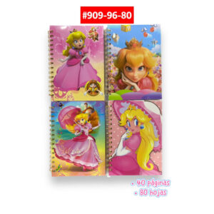 Libretas Princess Peach #909-96-80 PROMO
