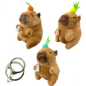 Llavero Peluche Capibara Fruta PS823