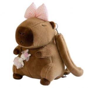 Peluche Capibara Bolso Lazo PS914