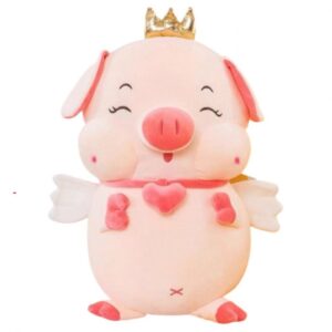 Peluche Cerdito Corona 40cm PS847**