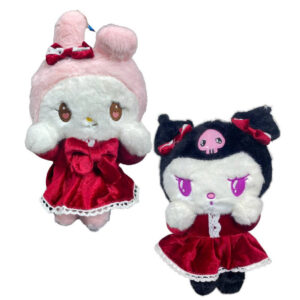 Peluche Kuromi Melody Rojo 25cm PS560**
