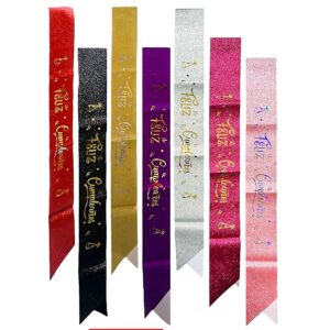 Banda de Cumple Escarchados Curvo #0409