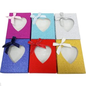 Estuche 7X9 cm Visor Corazón Escarcha x12 unid. #CRS2-18