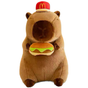 Peluche Capibara Mc Donald Burguer 25cm PS893