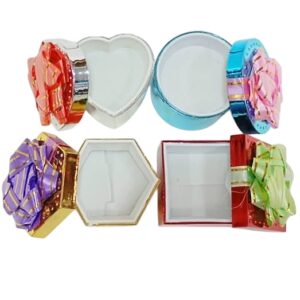 Cajita Metalizada Regalo x24 unid #DW48