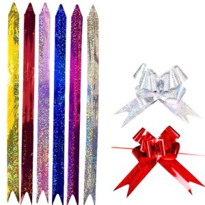 Lazos Magico Fácil 10cm Brillante x10 lazos #0865-2