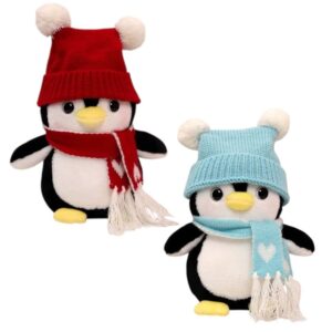 Peluche Pinguino Gorrito 25cm PS964
