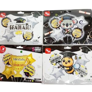 Set De Globos Graduacion 5 piezas