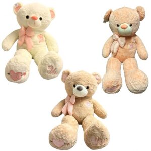 Peluche Oso Lazo Cuadros 125cm PS126**
