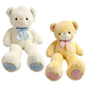 Peluche Oso Lazo Cuadros 100cm PS120**