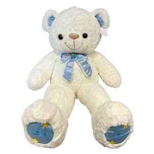 Peluche Oso Lazo Azul 80cm PS119