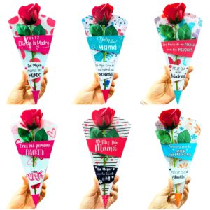 Porta Rosas para Mamá x6 unid.