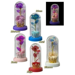 Rosa Encapsulada c/luces y Corona #371-1