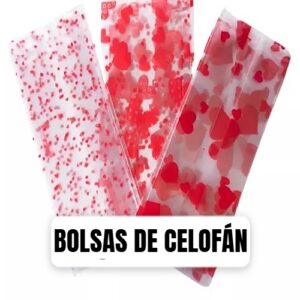 Bolsas de Celofan Estamp. (25x18) x100 unid