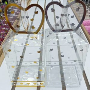 Cajas de Acetato Corazoncitos 14x13x13
