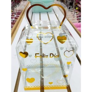 Cajas de Acetato Feliz Dia 14x13x9