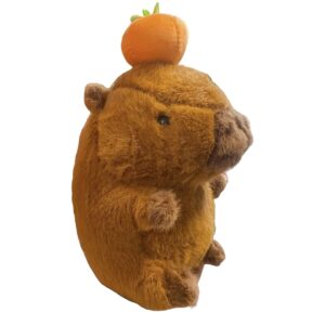 Peluche Capibara Naranja 25cm PS892**