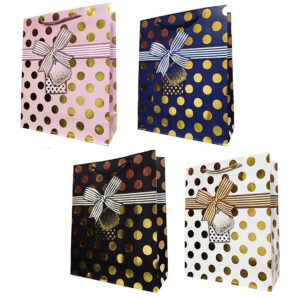 Bolsas Lujo 32×26 Lazo Lunares x12 unid