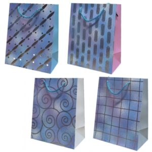 Bolsas Lujo 32×26 Azules x12 unid