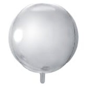 Globos 4D Esferas 20' Blanco x6 Unid