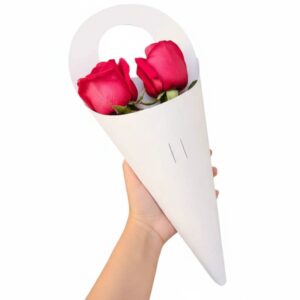Cono para Flores Blanco x 6 unid.