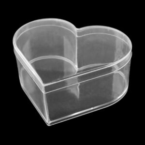 Cajas Corazon Acetato 22x22x4