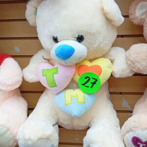 Peluche Oso Corazon TM 60cm #AL2013-2