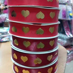 Cinta Raso Corazones 45 mtrs