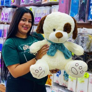 Peluche Perro Bufanda 60cm #MD-210191