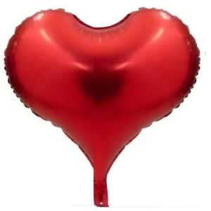 Globo Foil 22' Corazon Rojo x6 unid