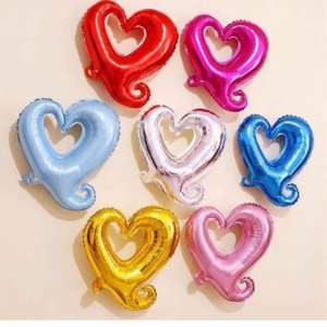 Globo Foil 18' Corazon Abierto x12 unid