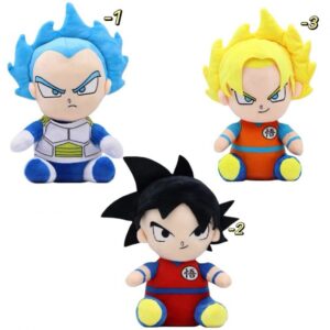 Peluche Dragon Ball Goku Vegeta 25cm #1617-7**
