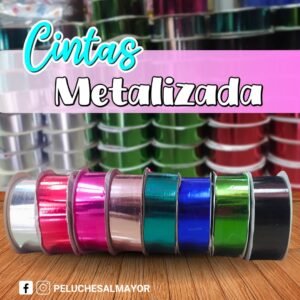 Cintas Metáli. 25 mts x 30mm x12 unid