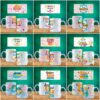 Tazas con Mensajes para Maestros x12 unid