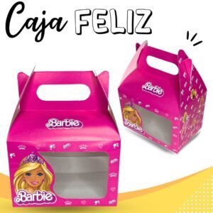 Cajita Feliz de Personajes con Visor de acetato x12 unid